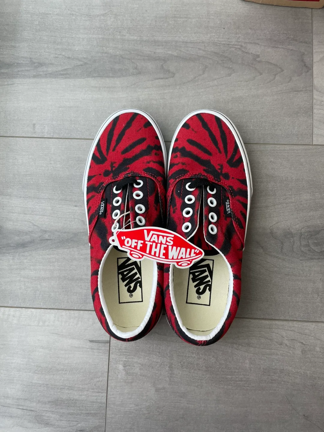 Vans Off The Wall Red/Black Shoes US Men 4 / Women 5.5 thumbnail