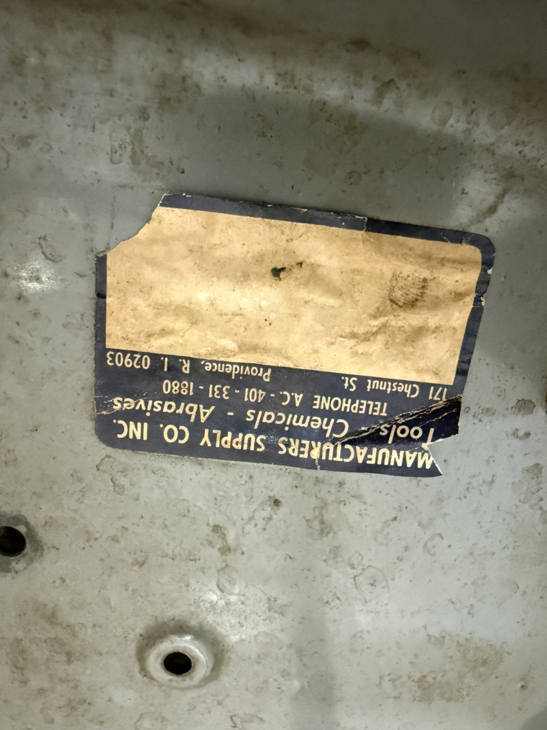 Vintage Industrial Metal Stool – $40 - photo 3