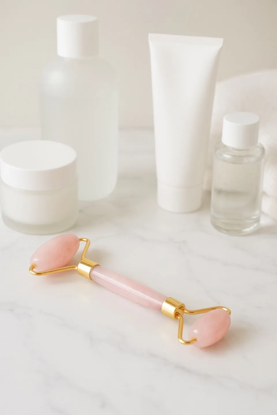 Rose Quartz Facial Roller thumbnail