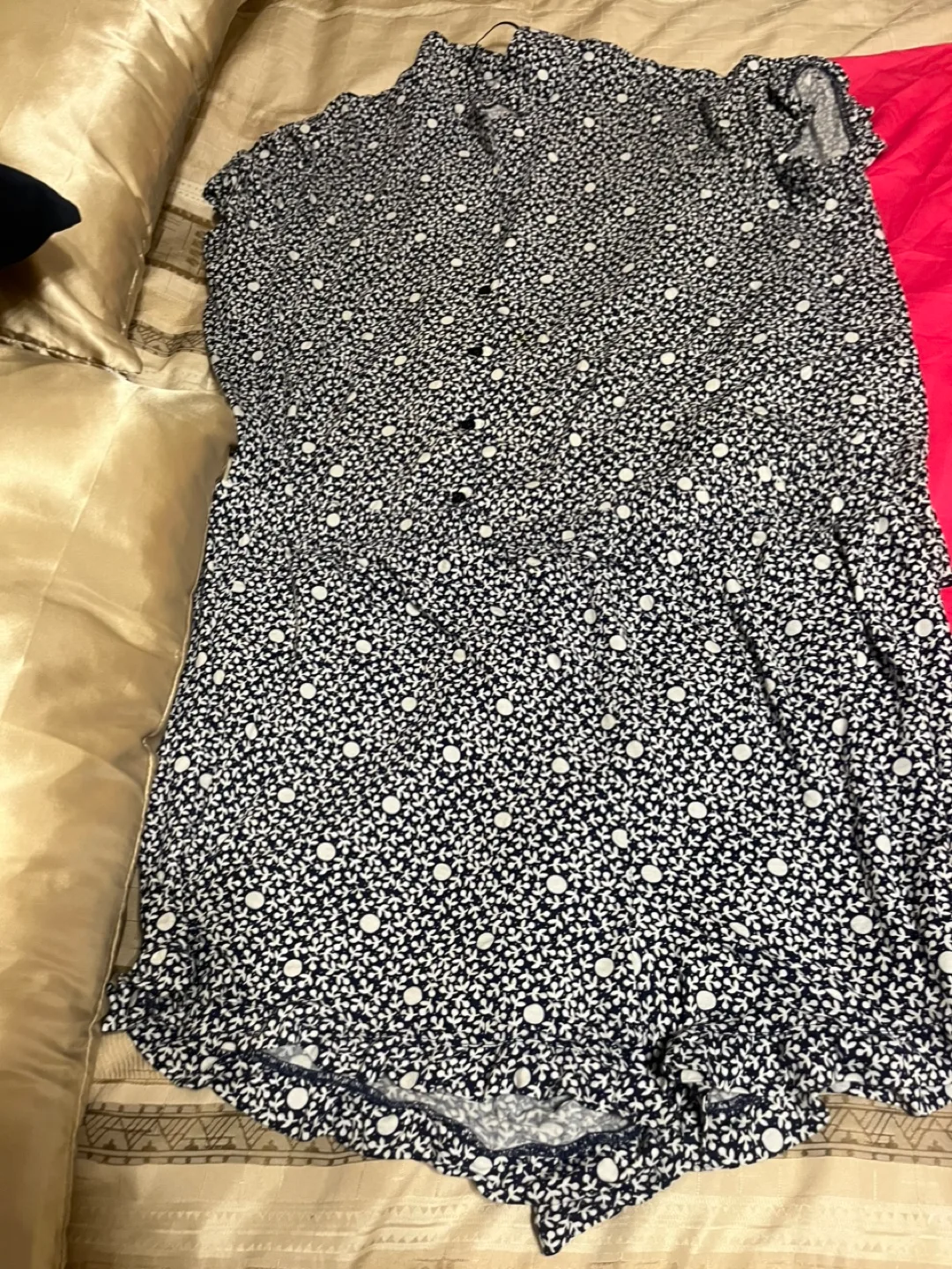 Floral Print Dress & Pink Pajama Set image indicator(3)