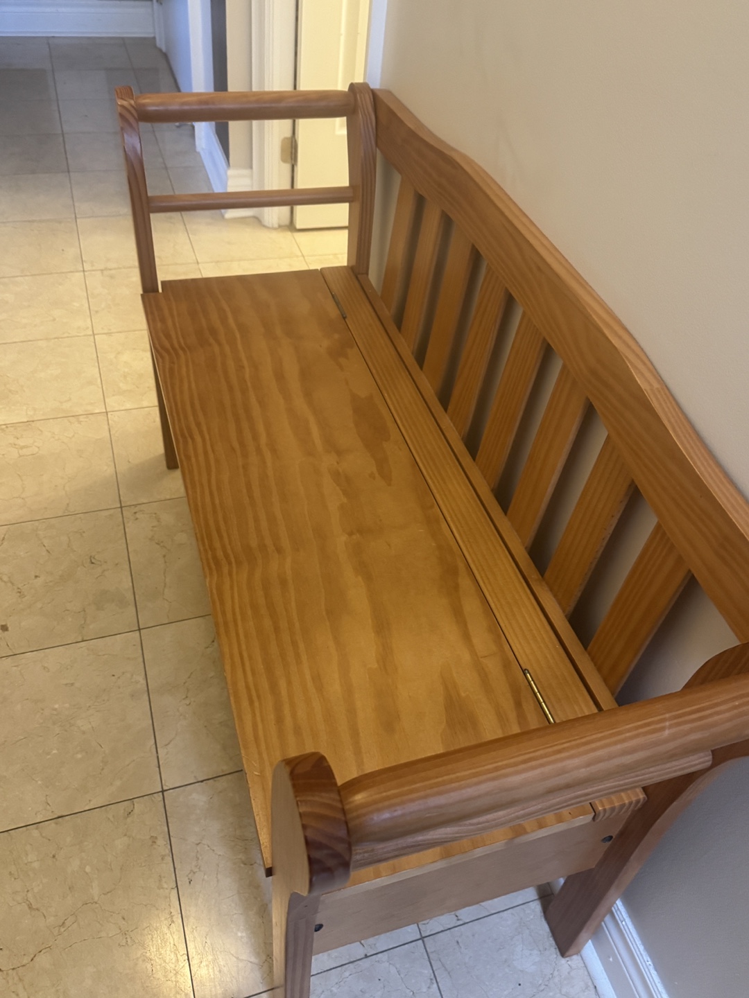 Wooden Storage Bench