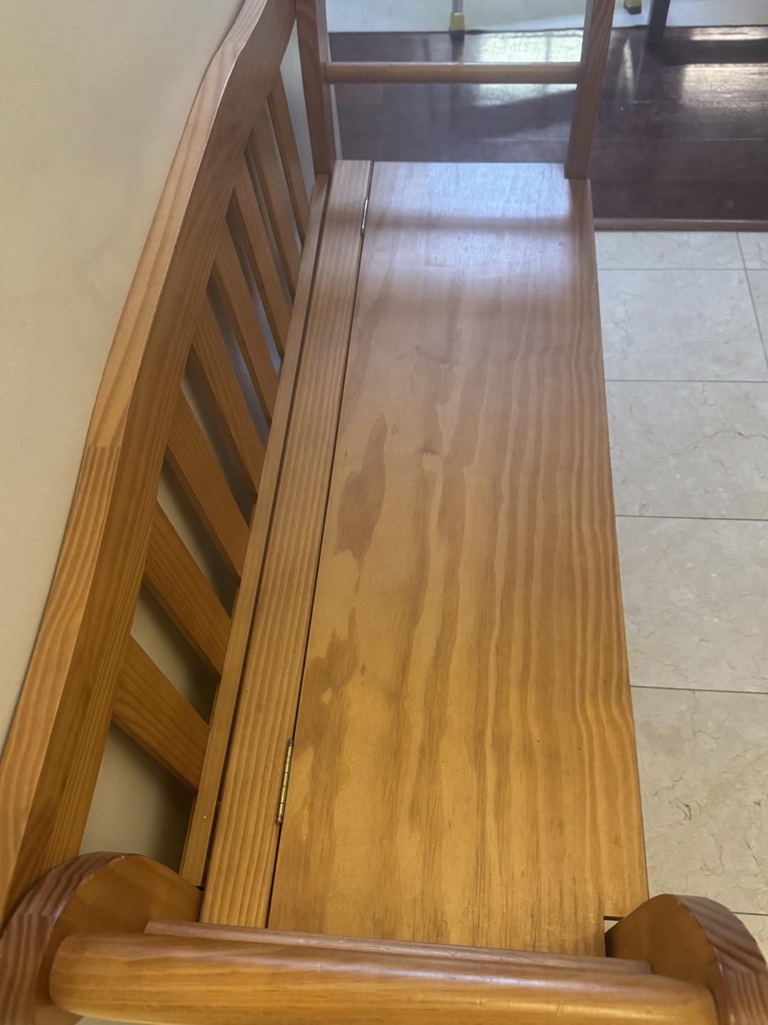 Wooden Storage Bench - photo 2