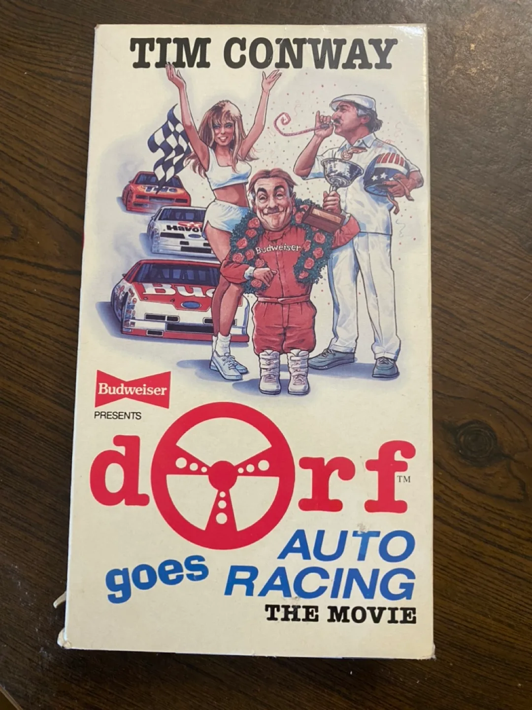 Dorf Goes Auto Racing VHS Tape thumbnail
