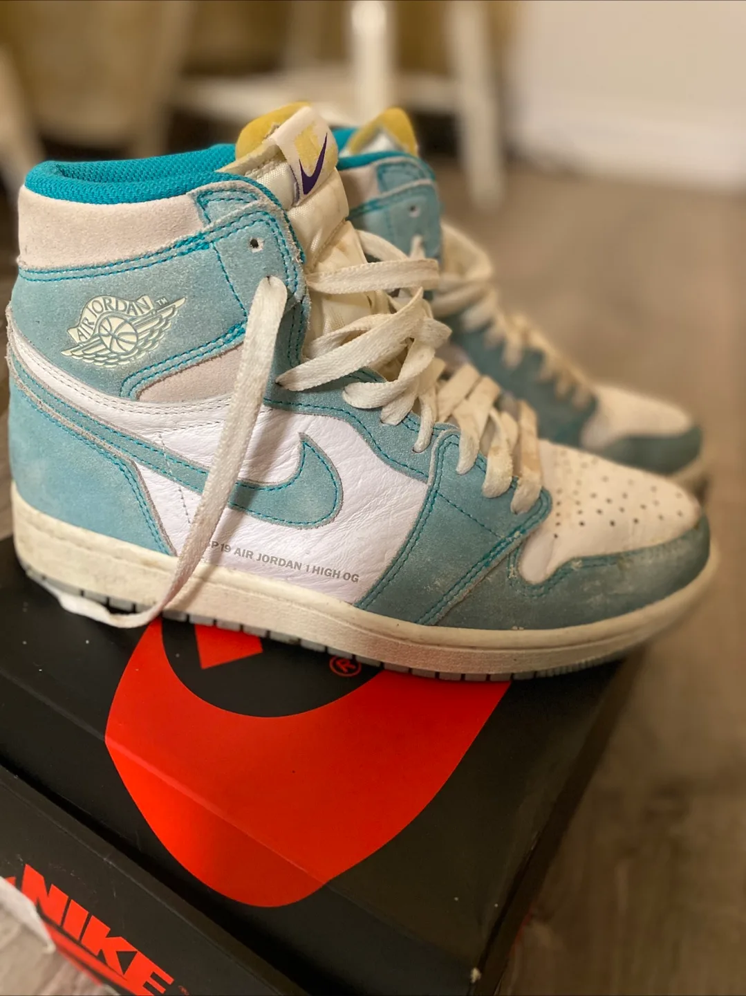 Air Jordan 1 High retro turbo green image indicator(6)