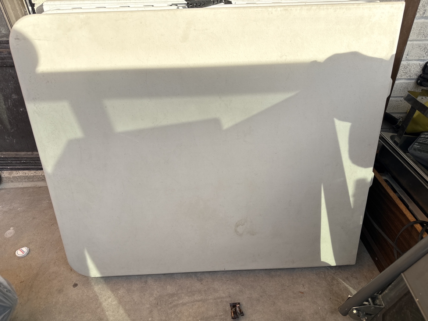 White Folding Table - photo 2