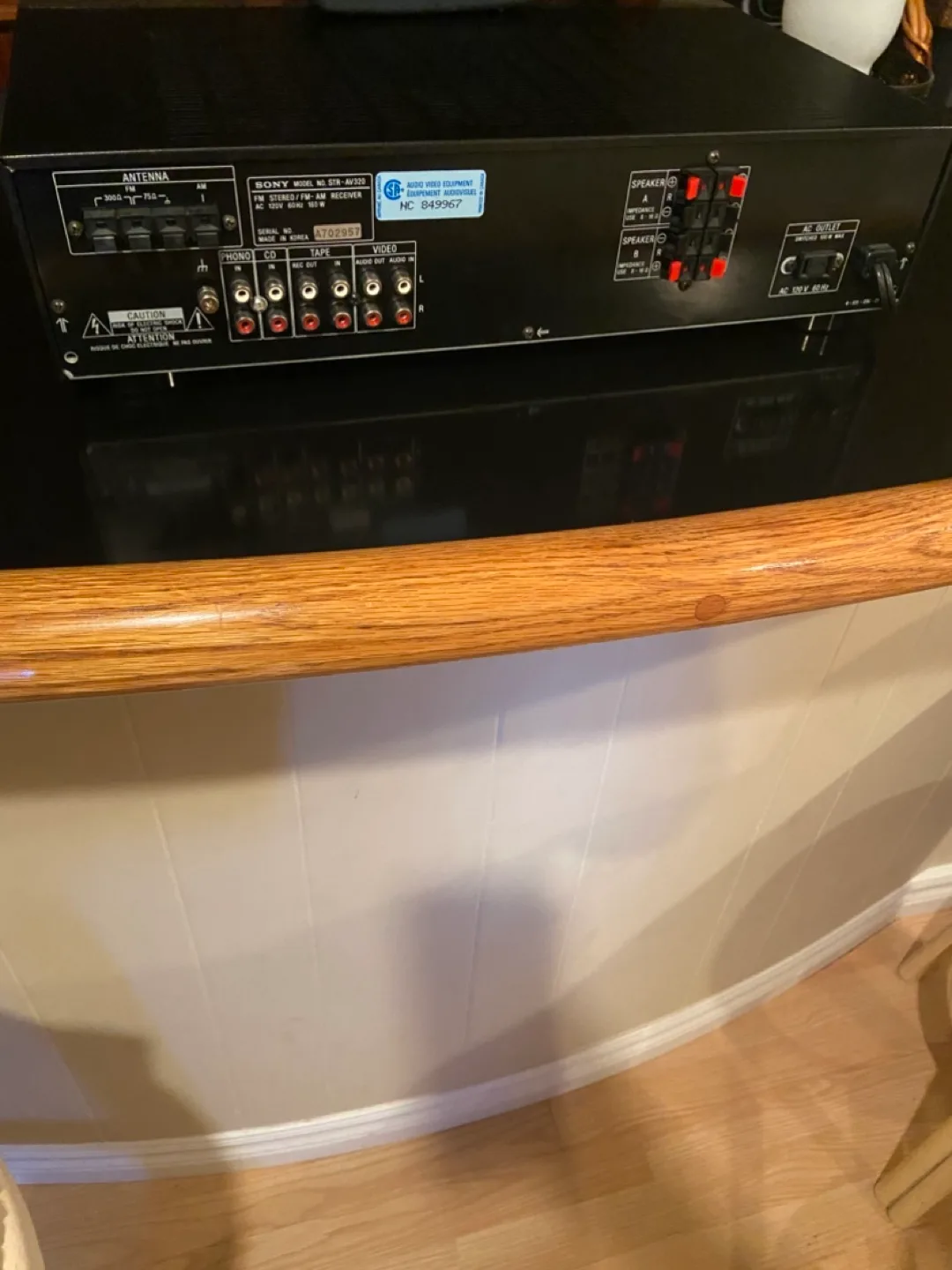 Sony receiver Audio/Video Centre STR-AV320 image indicator(7)