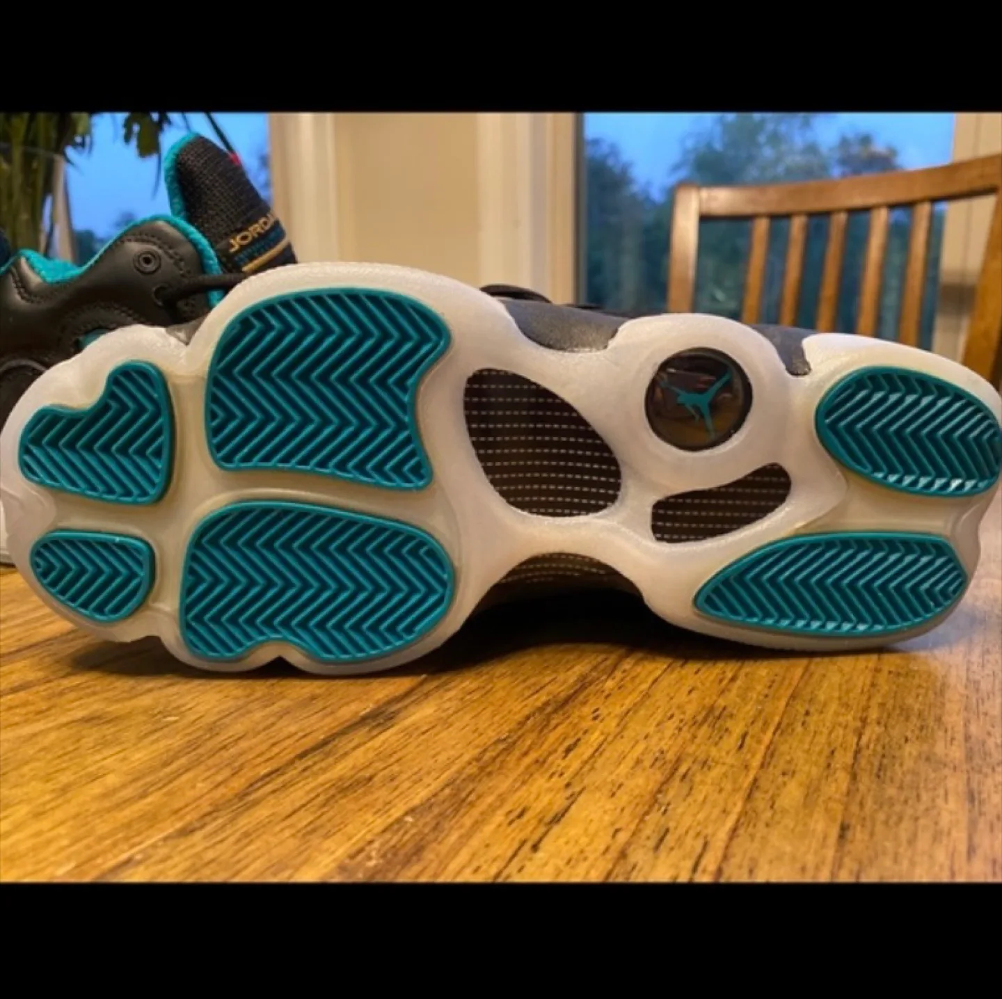 Nike Air Jordan Jumpman Team Pro II Sneakers Black and aqua image indicator(3)