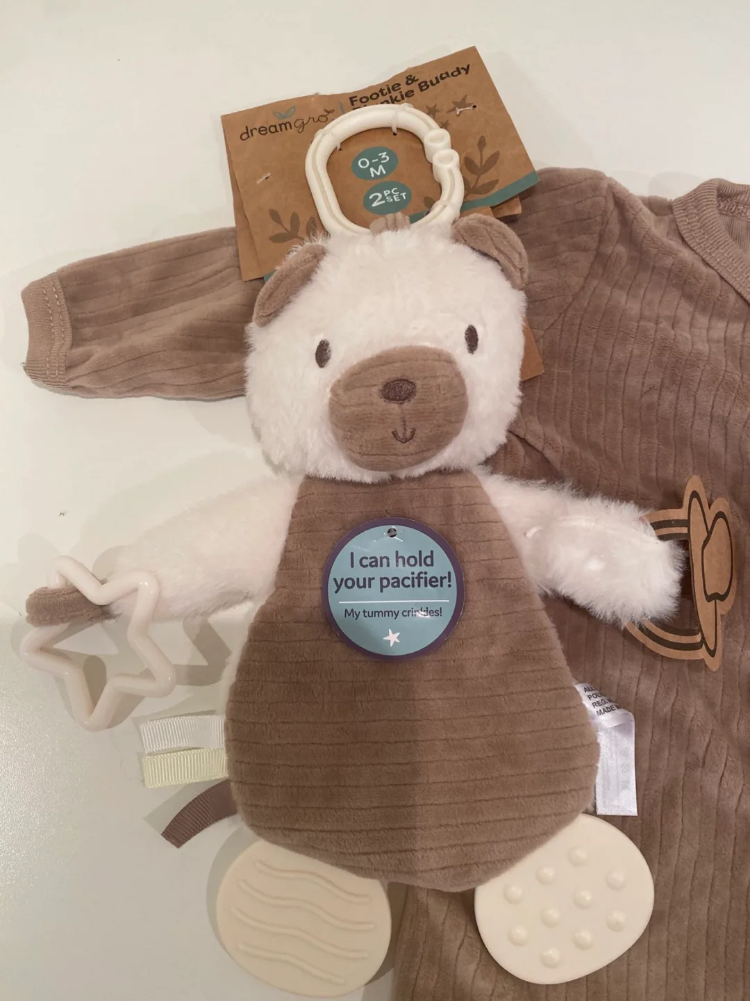 Dream Gro Footie & Buddie Set (0-3M) image indicator(2)