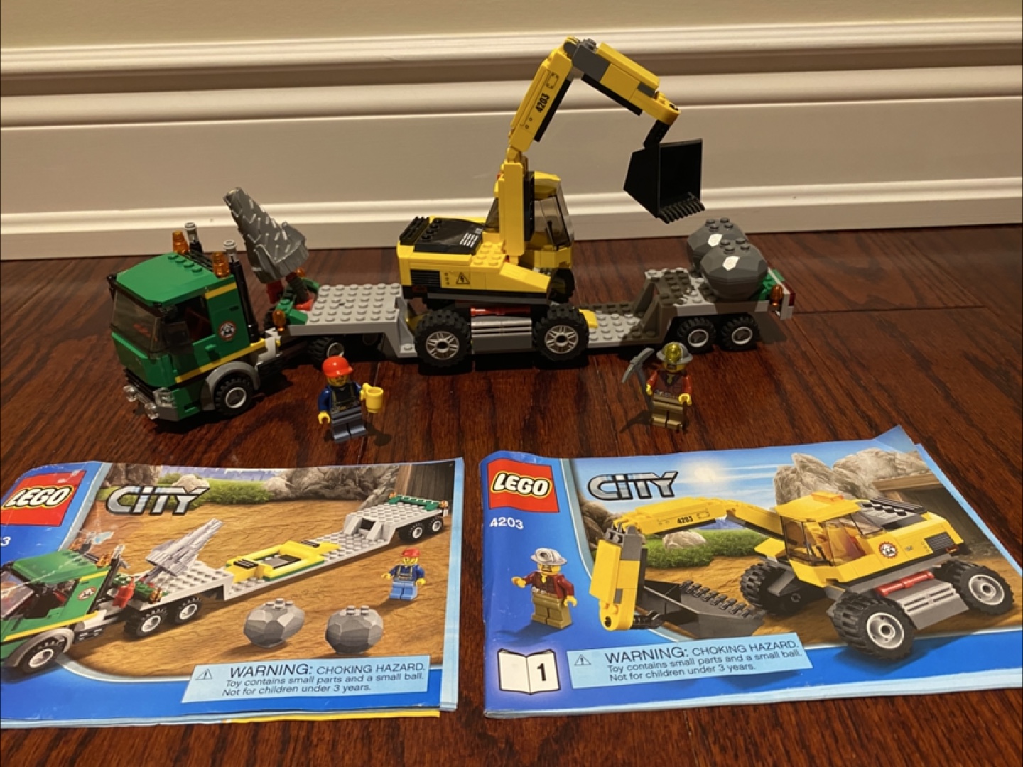 LEGO City 4203 Excavator Transport