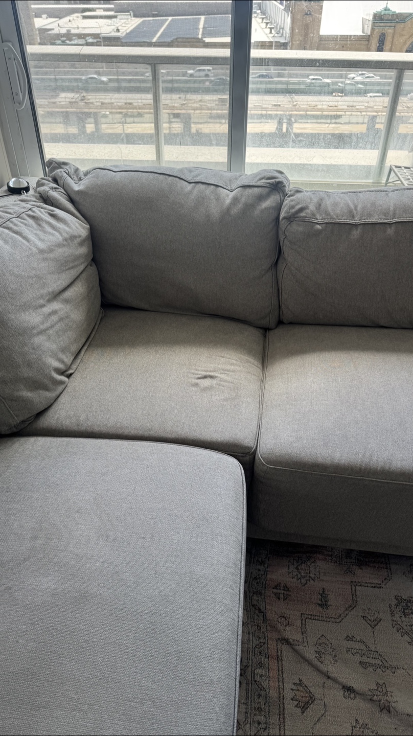 Grey Sectional Sofa - photo 3