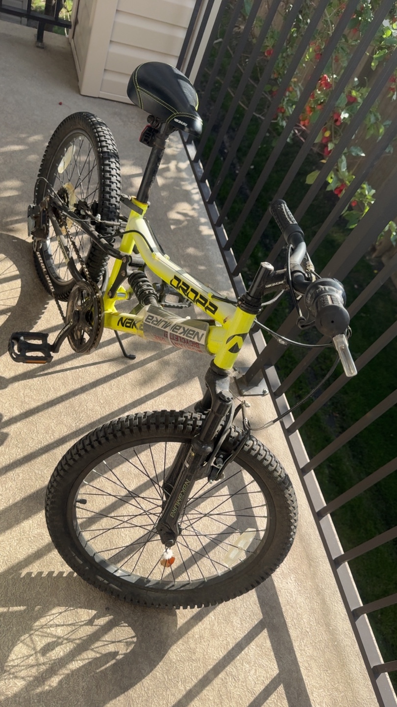 Nakamura Crossrider Kids' Bike - Yellow/Black