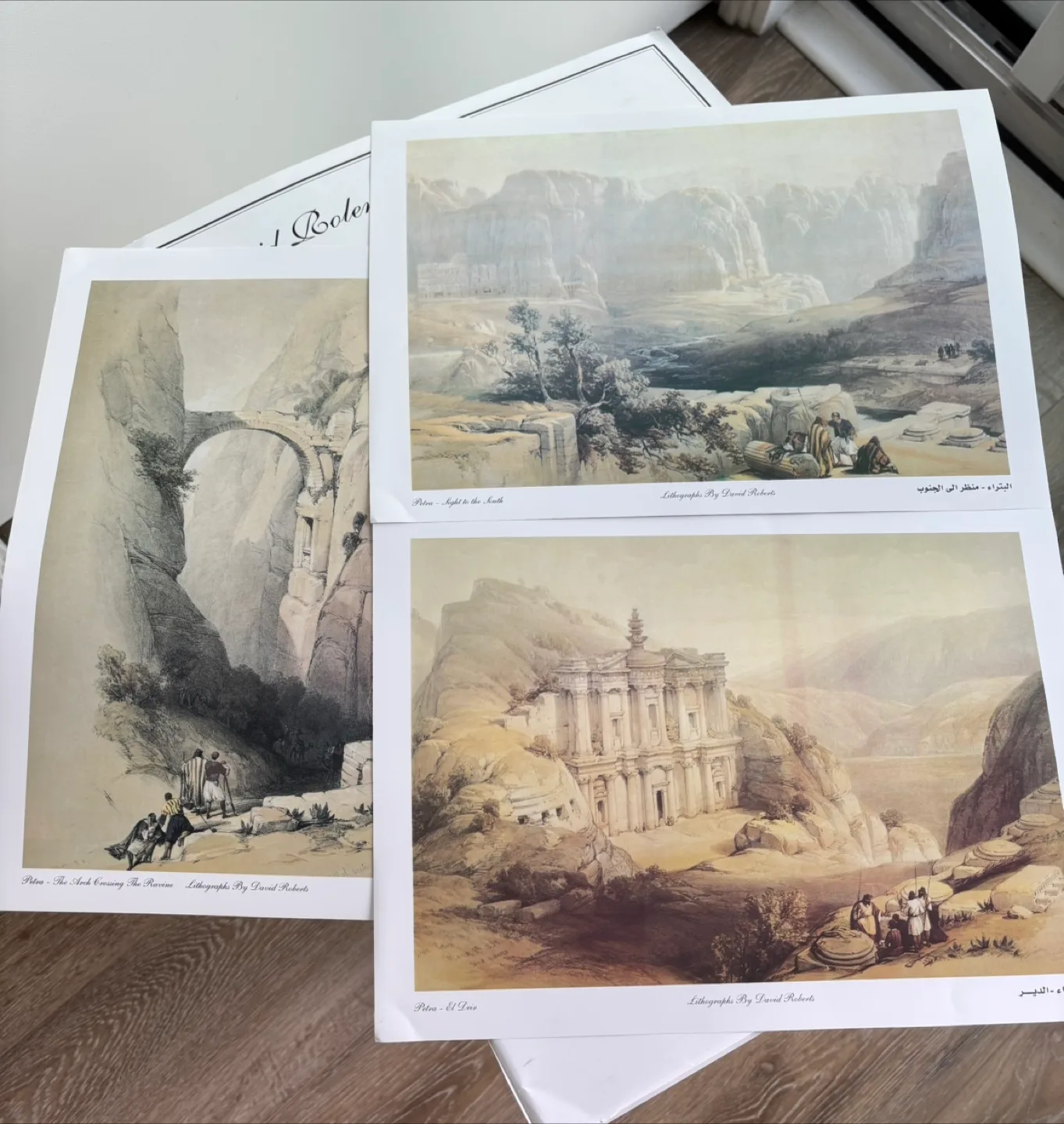 David Roberts Lithographs of Petra 14 Paintings image indicator(5)