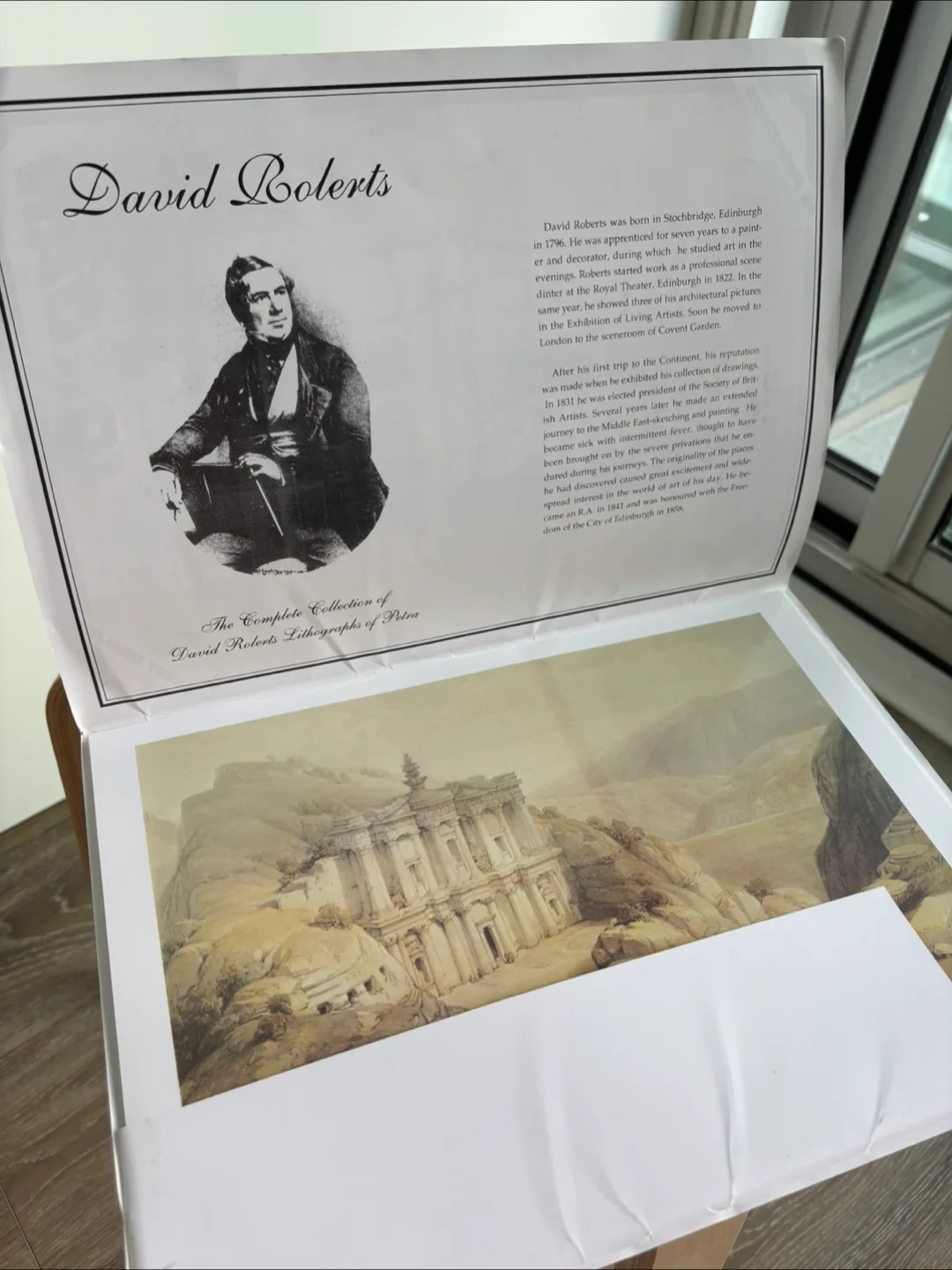 David Roberts Lithographs of Petra 14 Paintings image indicator(3)