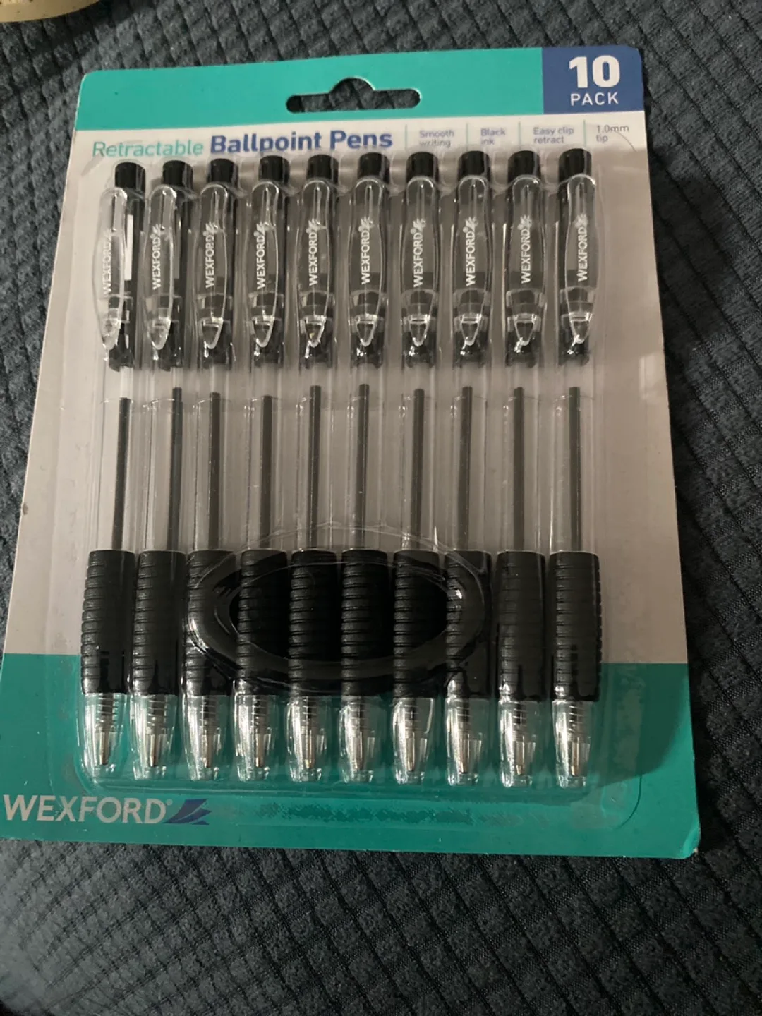 New Wexford Retractable Ballpoint Pens - 10 Pack thumbnail