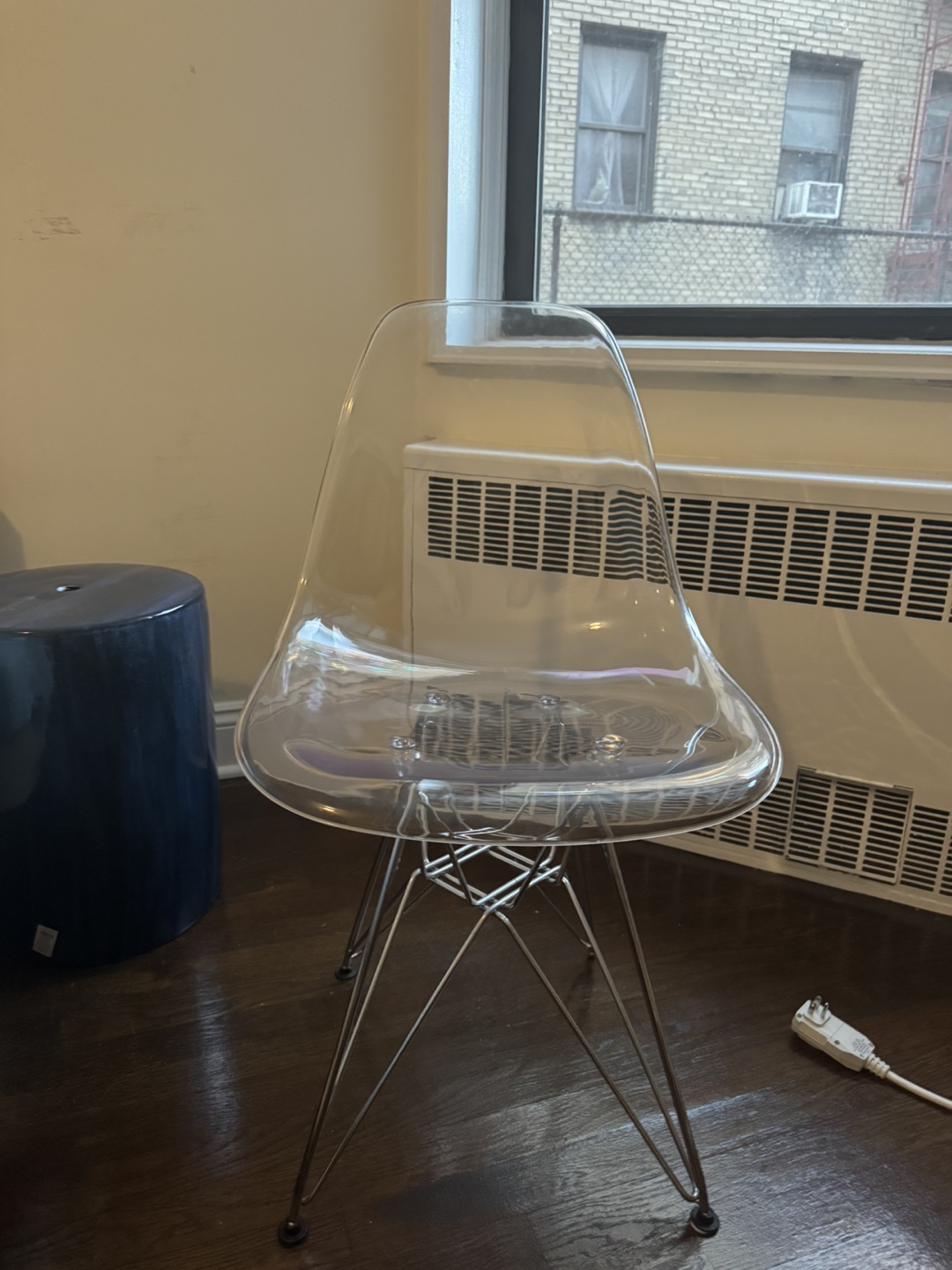 Eames Style Clear Dining Chair
