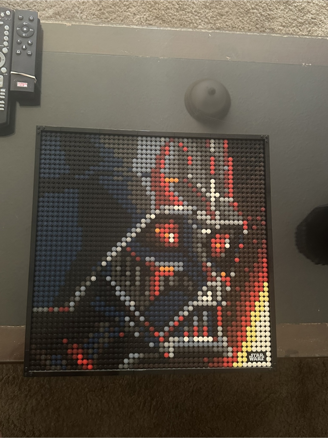 Lego Star Wars Darth Vader Mosaic Art