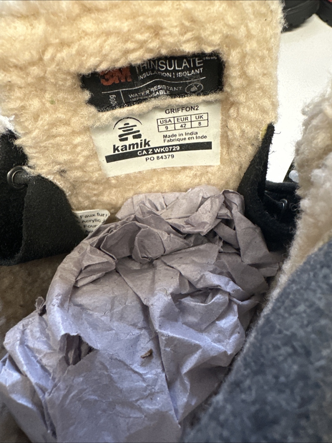 Kamik Griffon2 Winter Boots - Size 9 (US) - photo 4