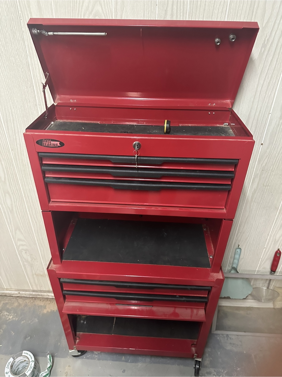 Ball Bearing Red Tool Chest