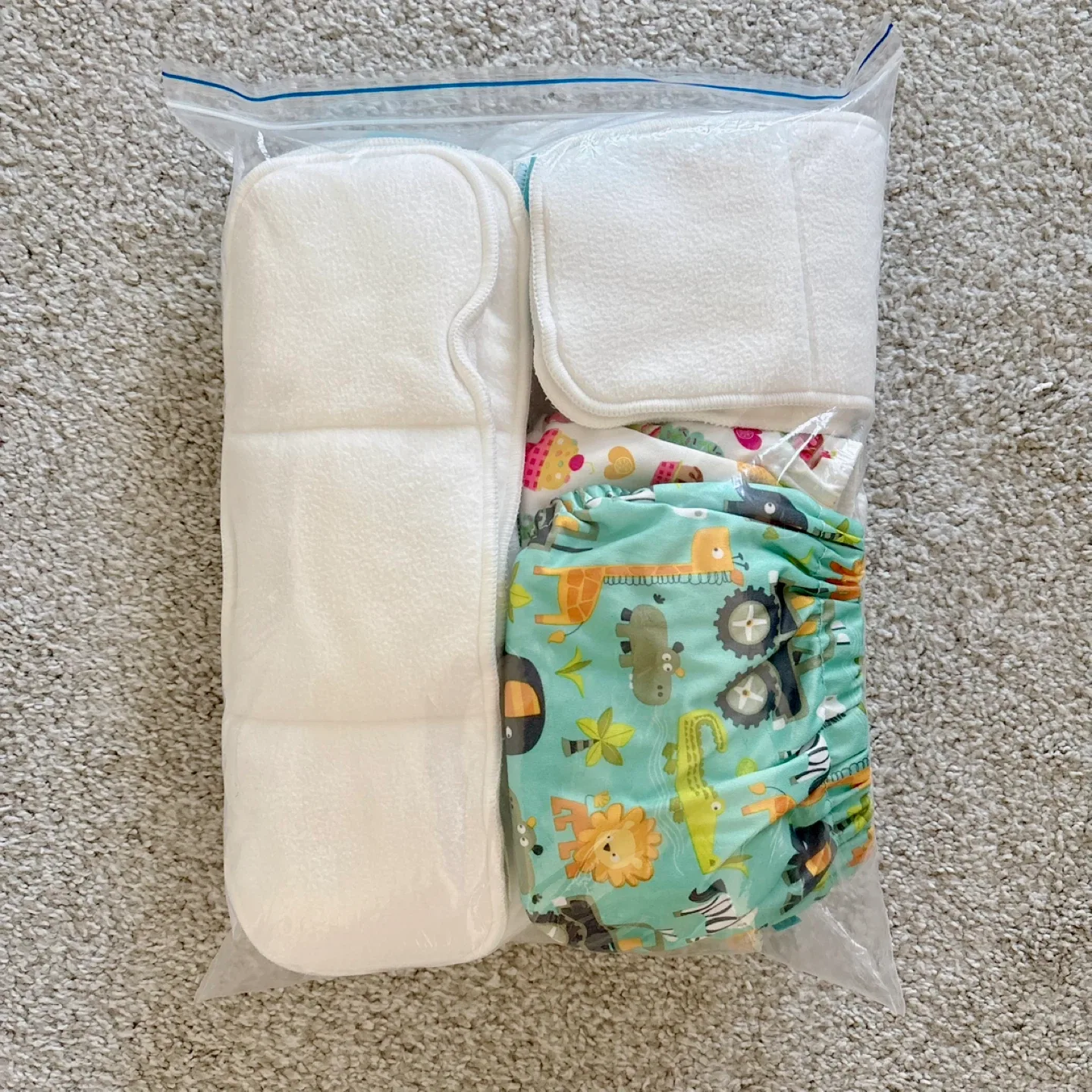 Baby Reusable Cloth Diapers with Diaper Inserts / Liners image indicator(2)
