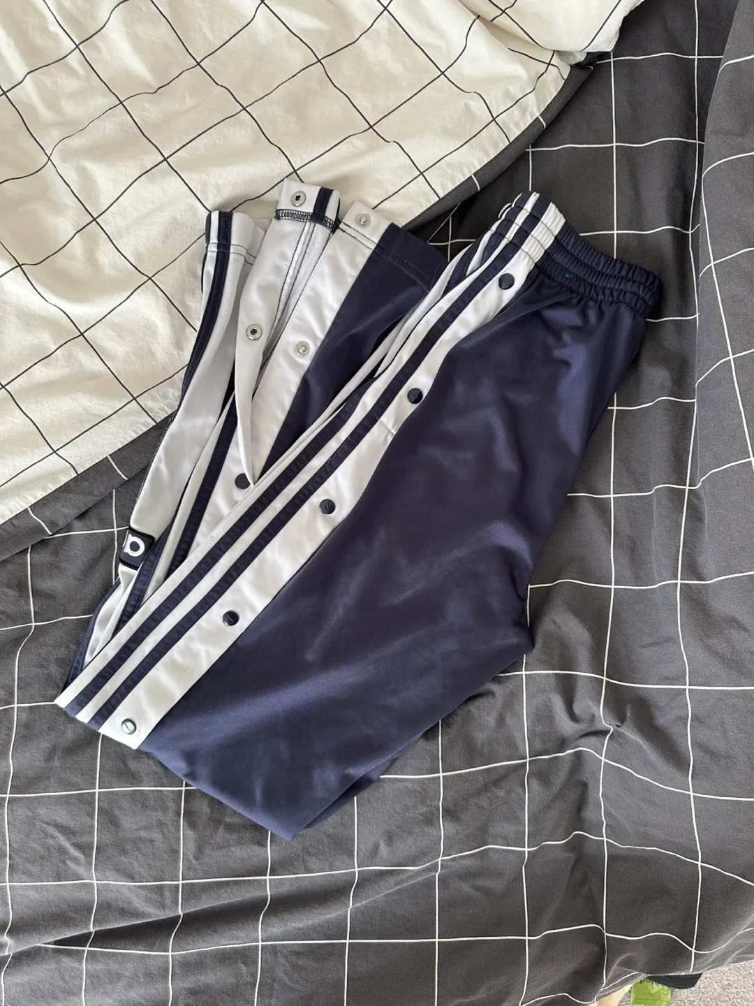 Adidas Tearaway Track Pants - Navy/White thumbnail