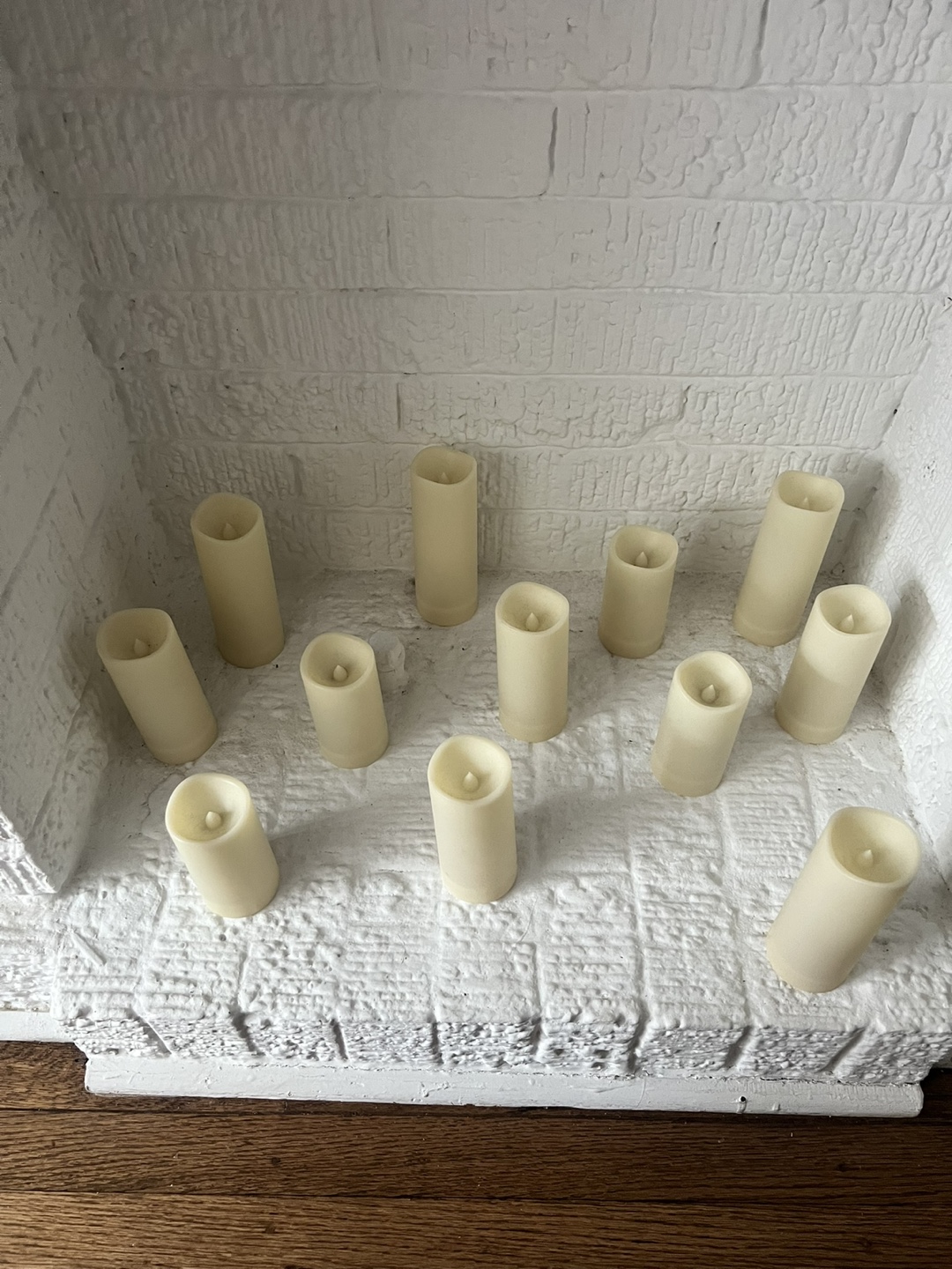 Set of 12 Flameless Candles with Remote