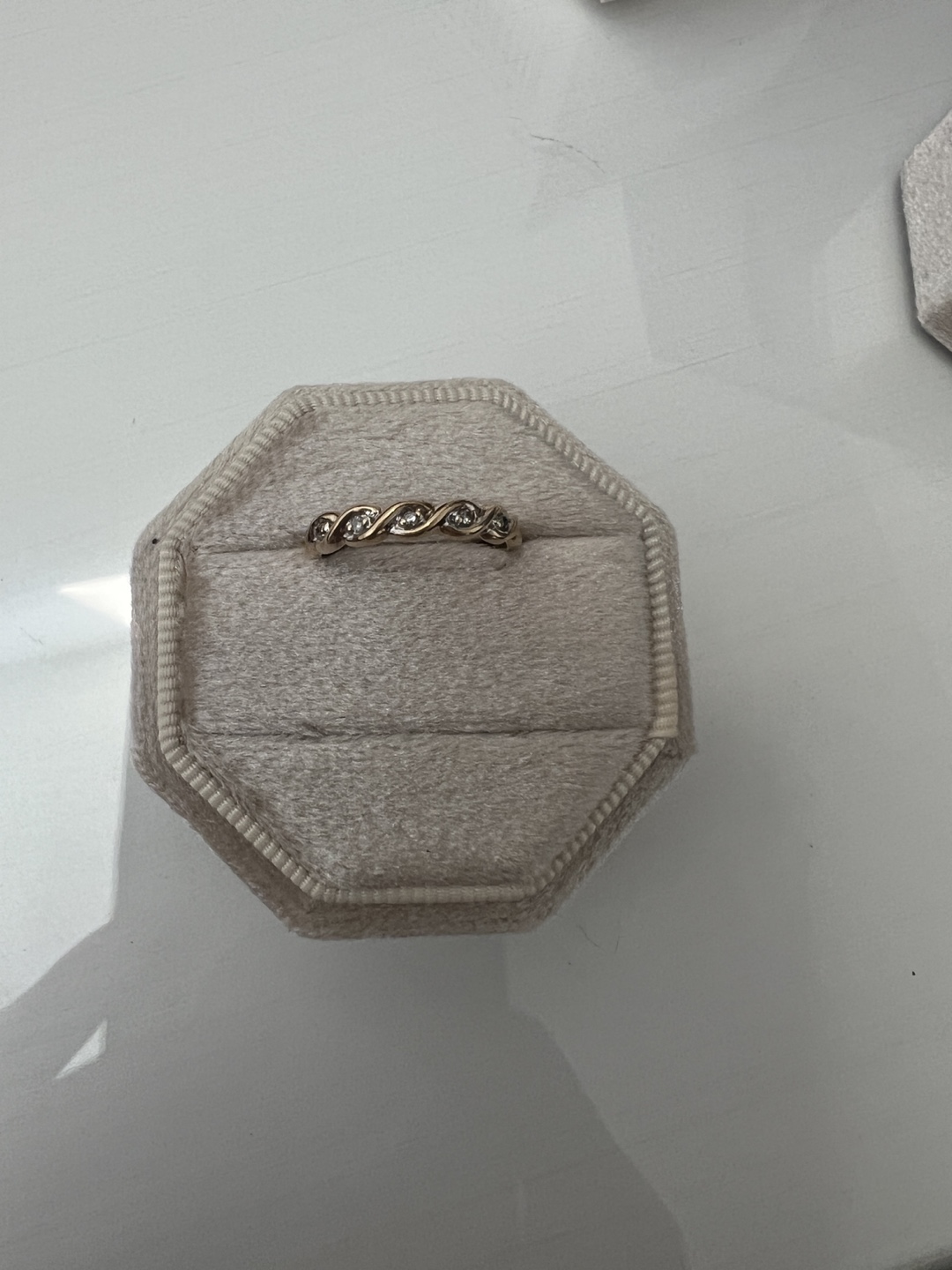 Gold & Cubic Z Ring