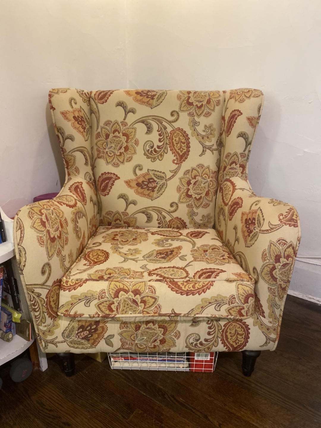 Floral Wingback Armchair - photo 4