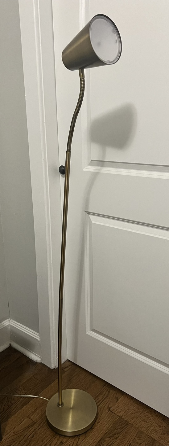 Gold Adjustable Floor Lamp - photo 3