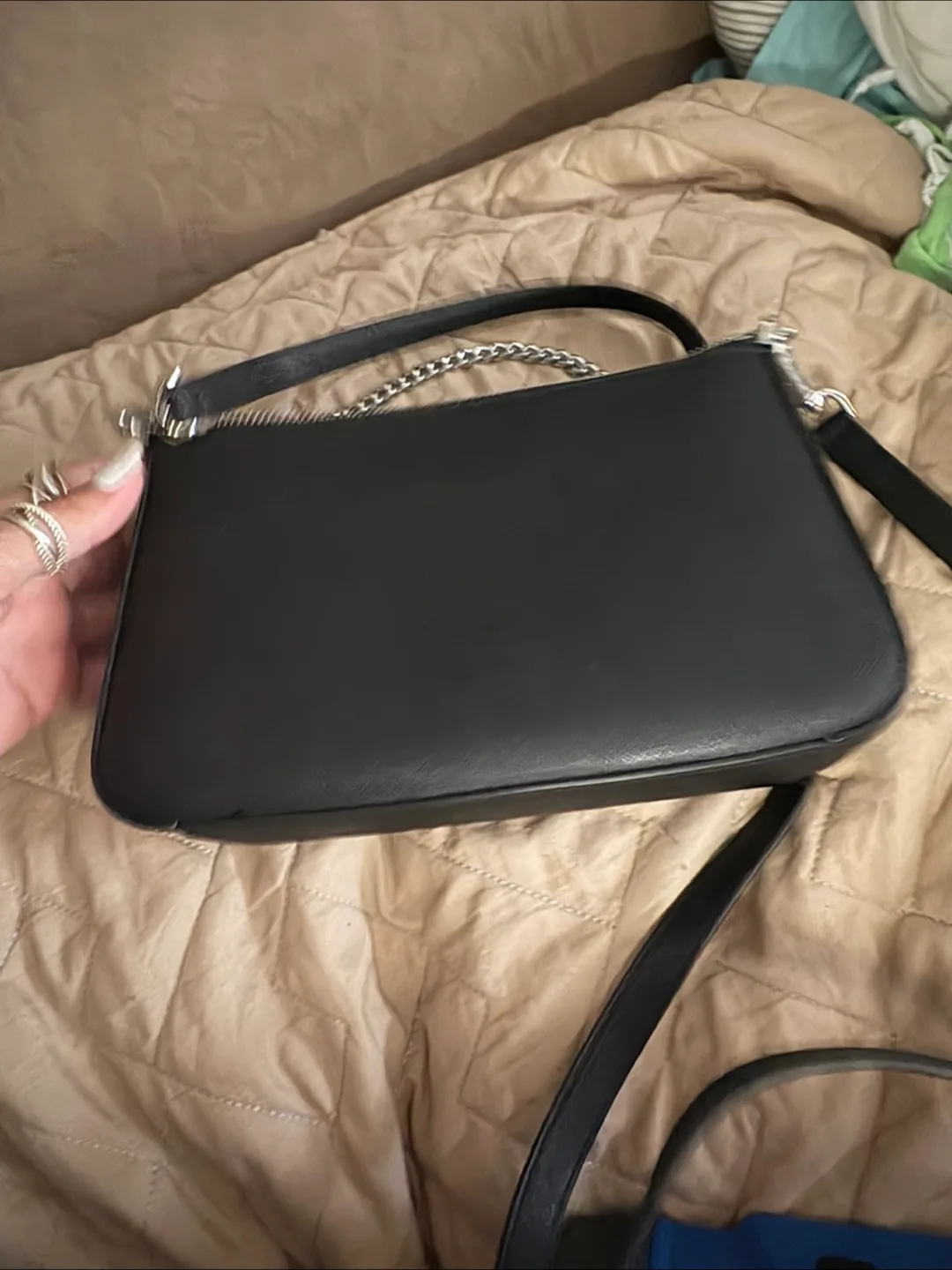 Michael Kors Black leather Crossbody Bag image indicator(6)
