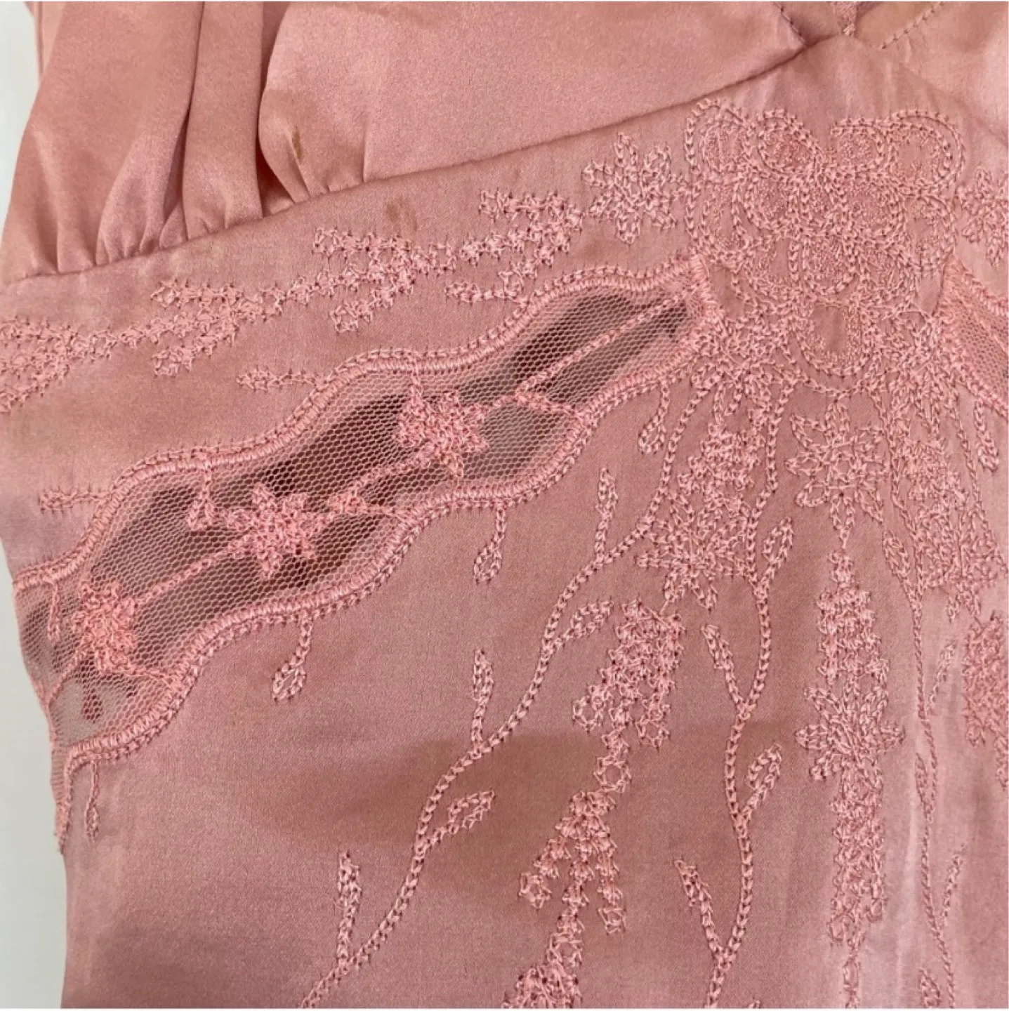 Guess Jeans Pink Slip Cami Top Size Medium image indicator(4)