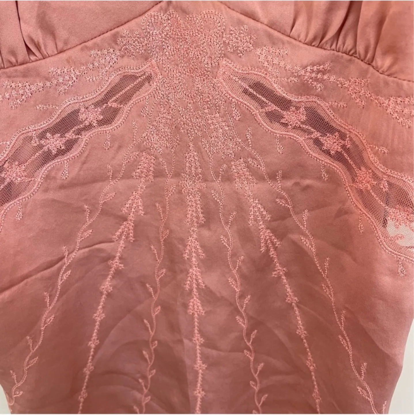 Guess Jeans Pink Slip Cami Top Size Medium image indicator(5)