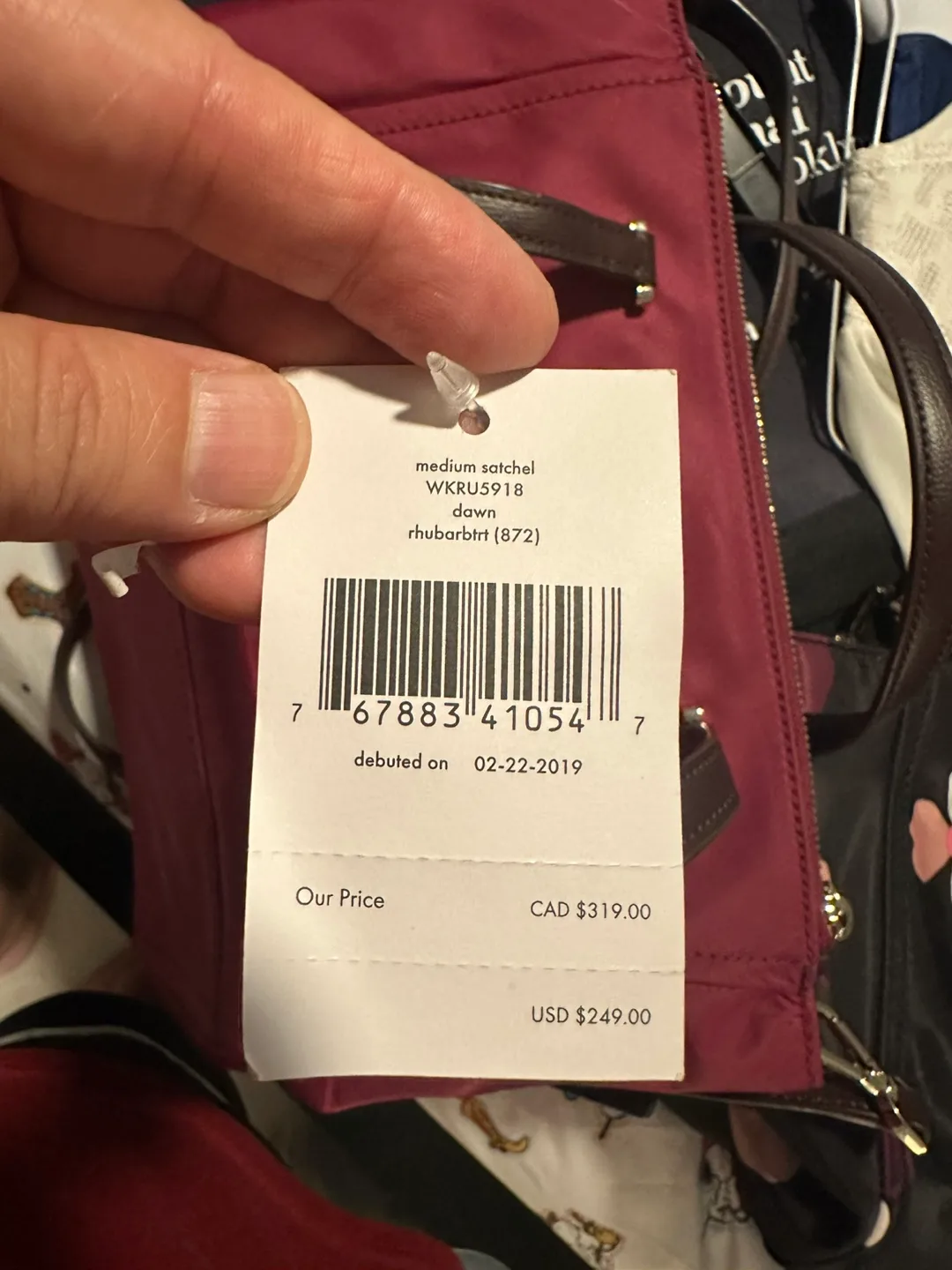 Kate Spade Medium Satchel Rhubarb image indicator(4)