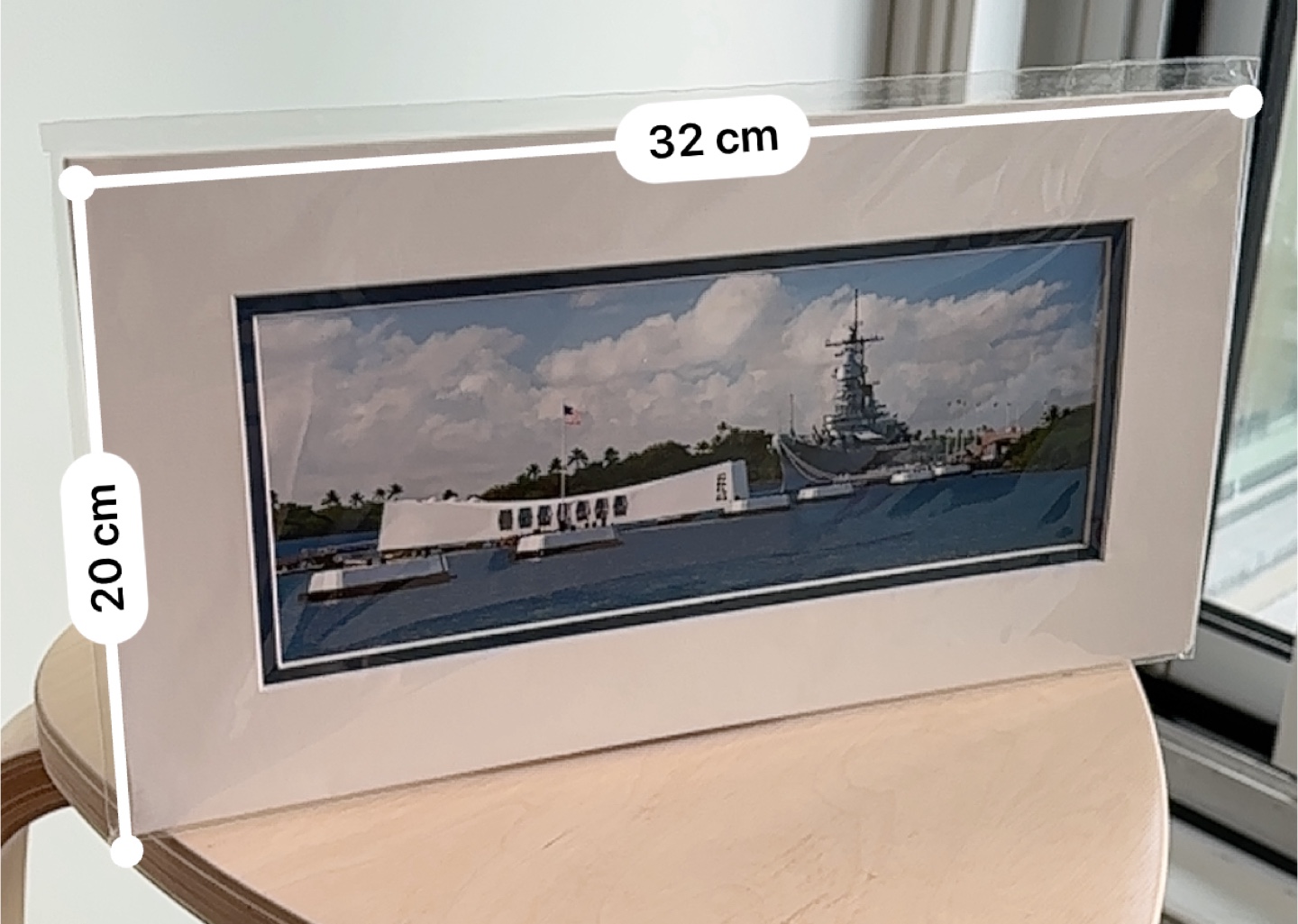 USS Arizona Memorial & USS Missouri Print