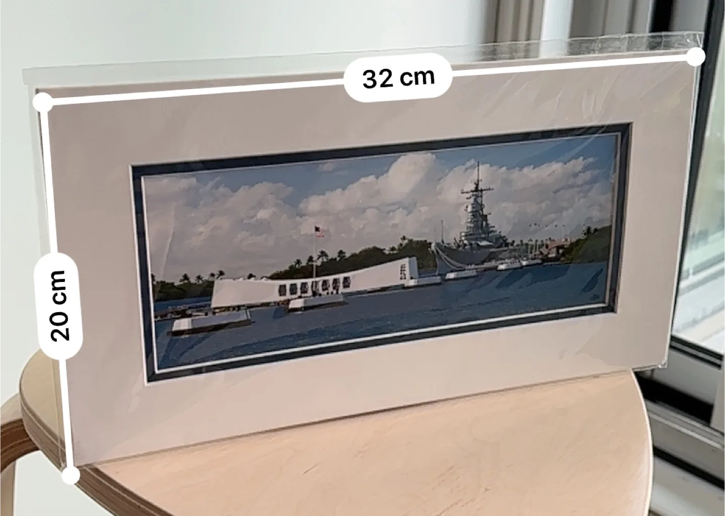USS Arizona Memorial & USS Missouri Print thumbnail