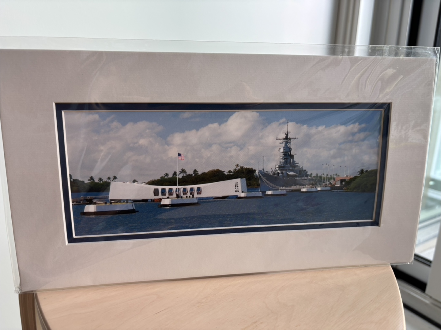 USS Arizona Memorial & USS Missouri Print - photo 3