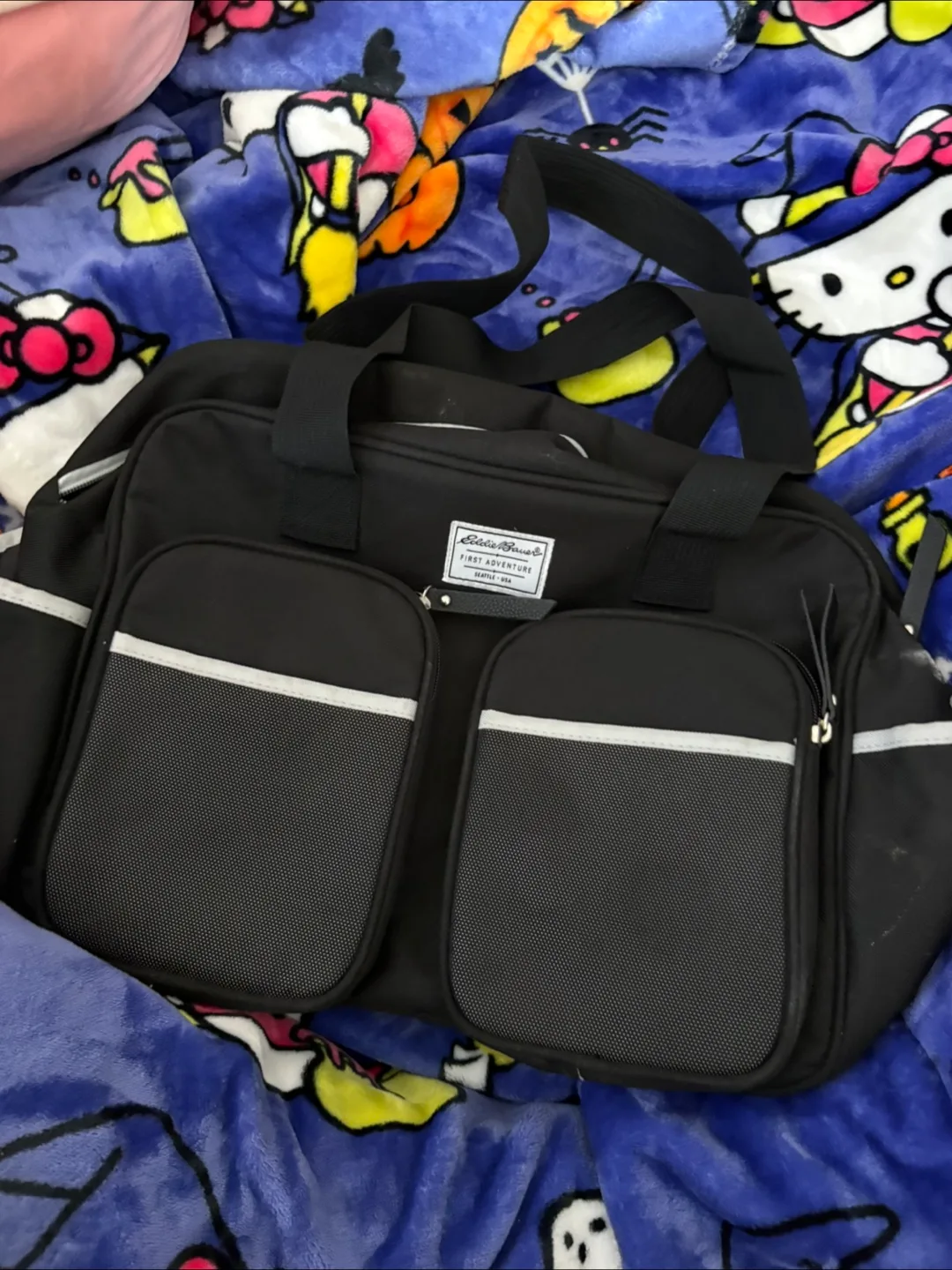 Eddie Bauer Diaper Bag - Black thumbnail