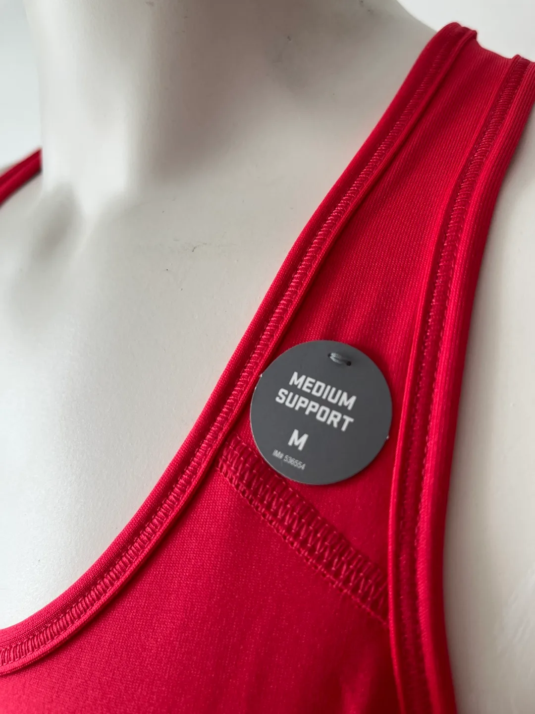 Nike Pro Red Sports Bra - Size M image indicator(3)