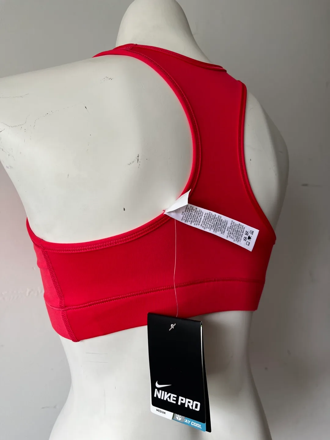 Nike Pro Red Sports Bra - Size M image indicator(4)