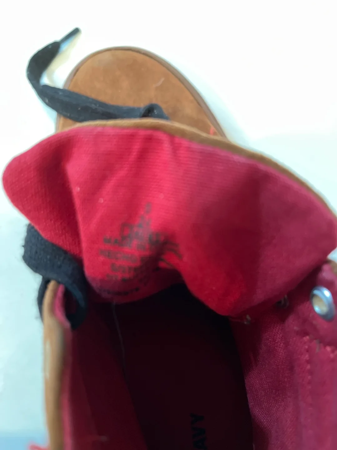 Old Navy Brown Suede High-Top Sneakers image indicator(3)