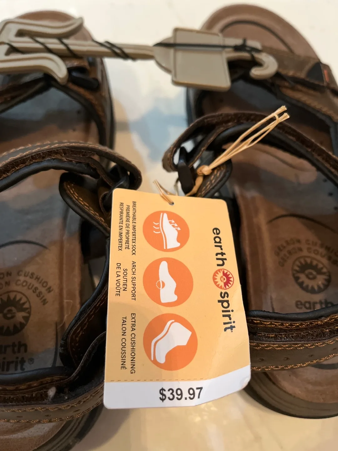 New Earth Spirit Brown Sandals size 8 image indicator(3)