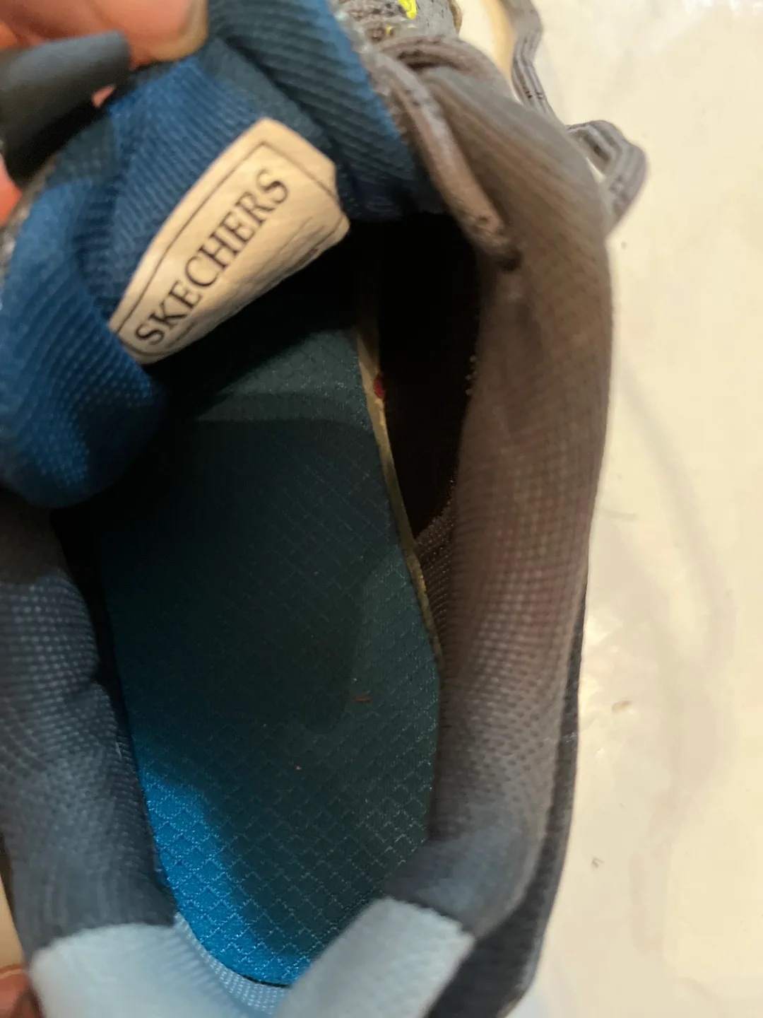 Skechers Skech-Air Athletic Shoes - Grey & Yellow image indicator(4)