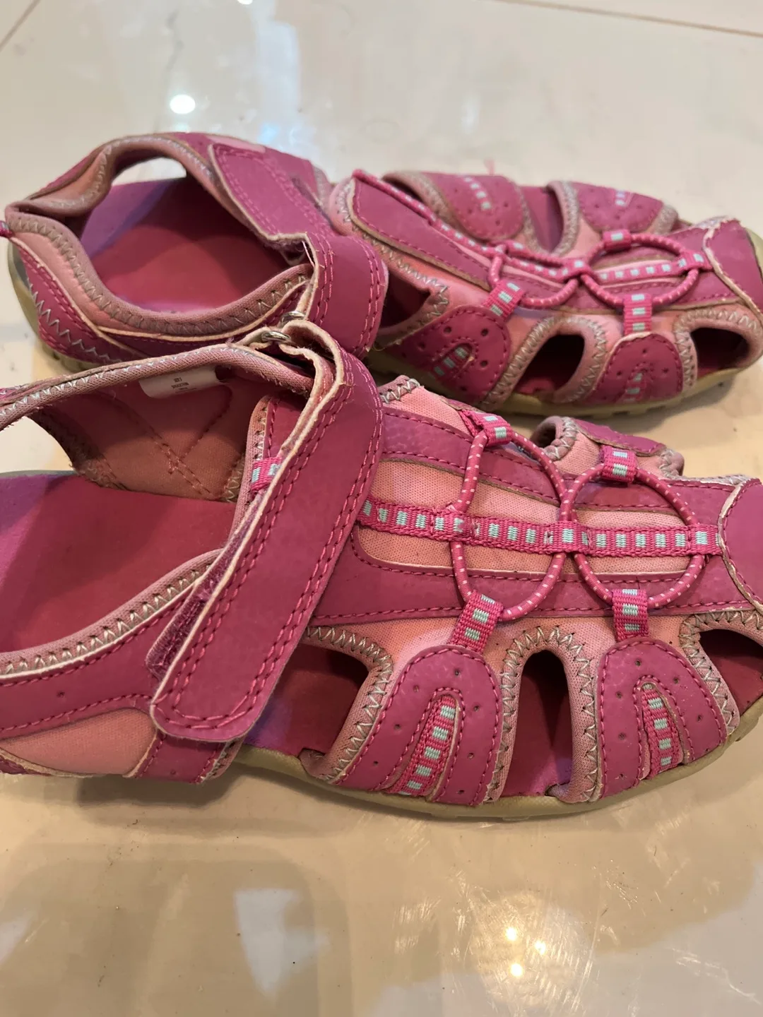 Pink Sandals Size 7 thumbnail