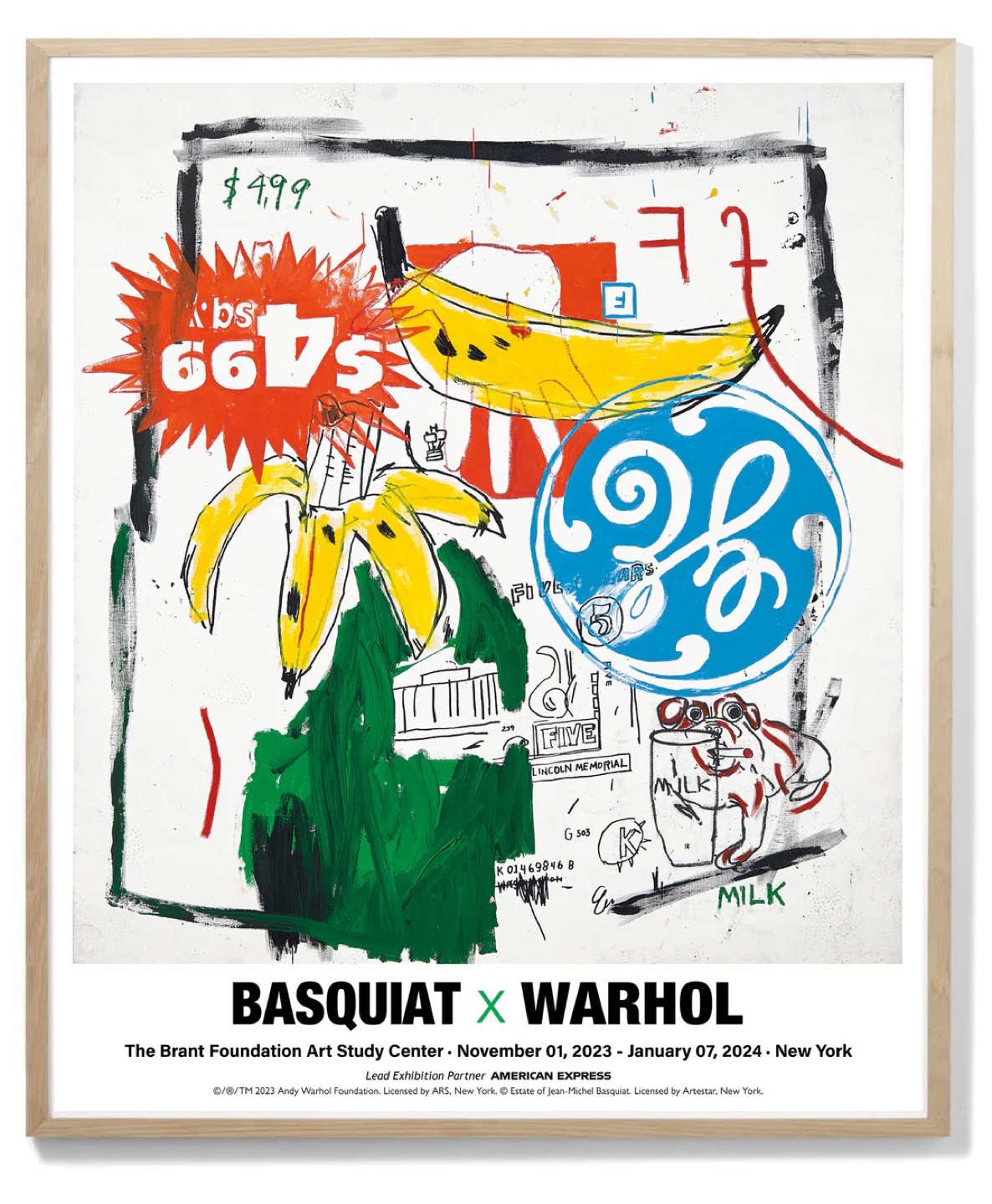 Basquiat x Warhol Exhibition Poster