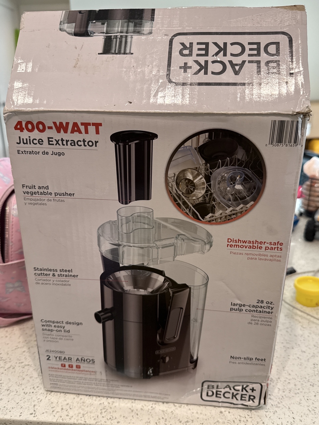 Black+Decker 400-Watt Juice Extractor