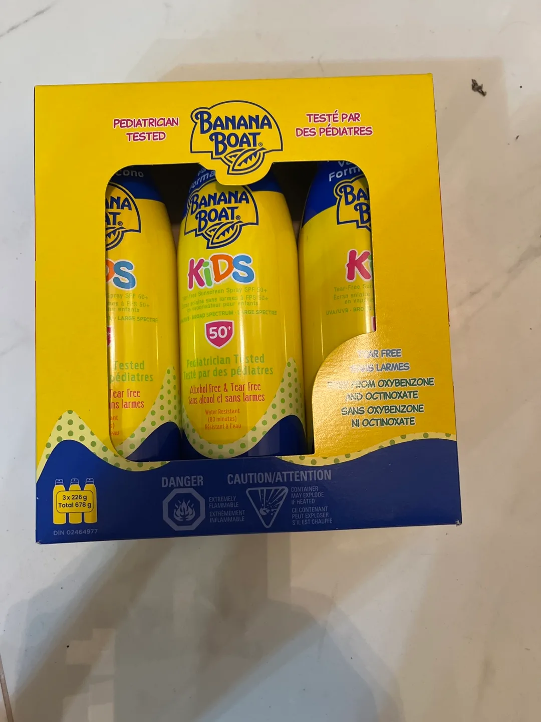 Banana Boat Kids Sunscreen Spray SPF 50, 3-pack thumbnail