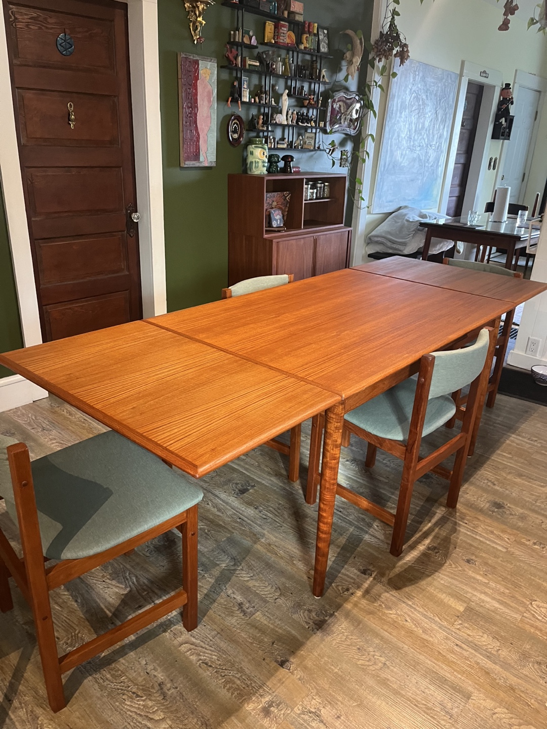 Restored BRDR FURBO Danish Teak dining set
