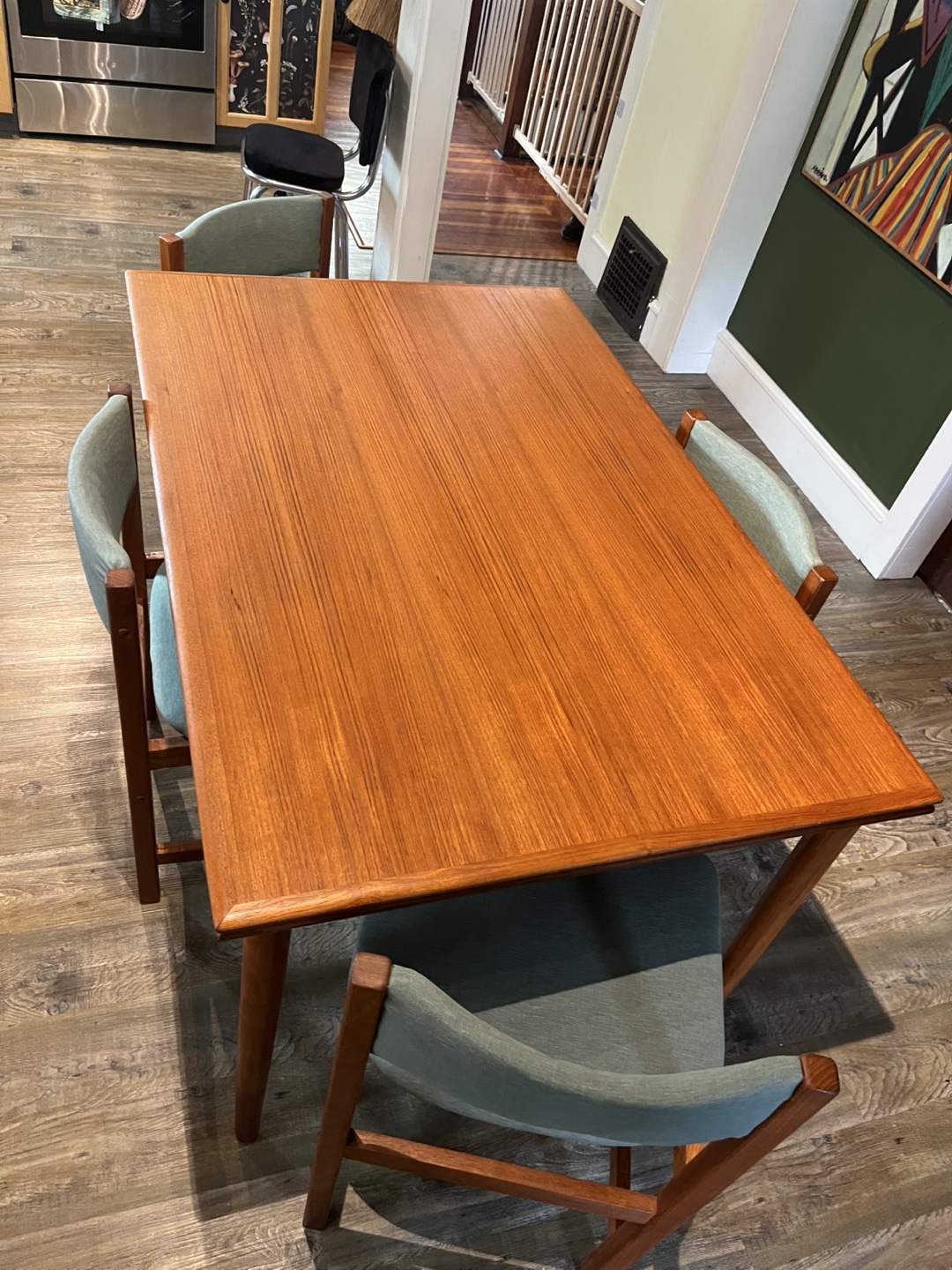 Restored BRDR FURBO Danish Teak dining set - photo 5