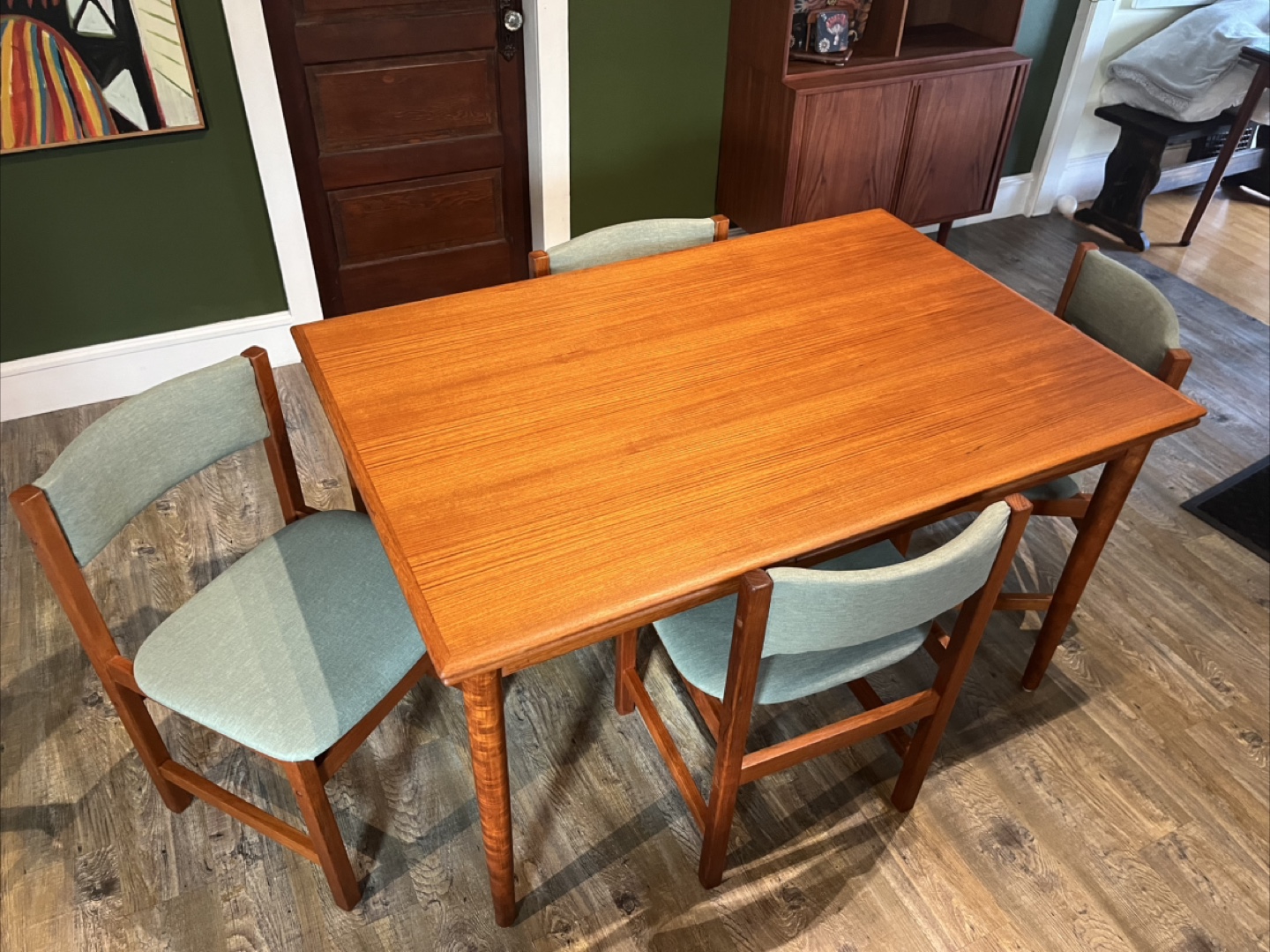 Restored BRDR FURBO Danish Teak dining set - photo 3