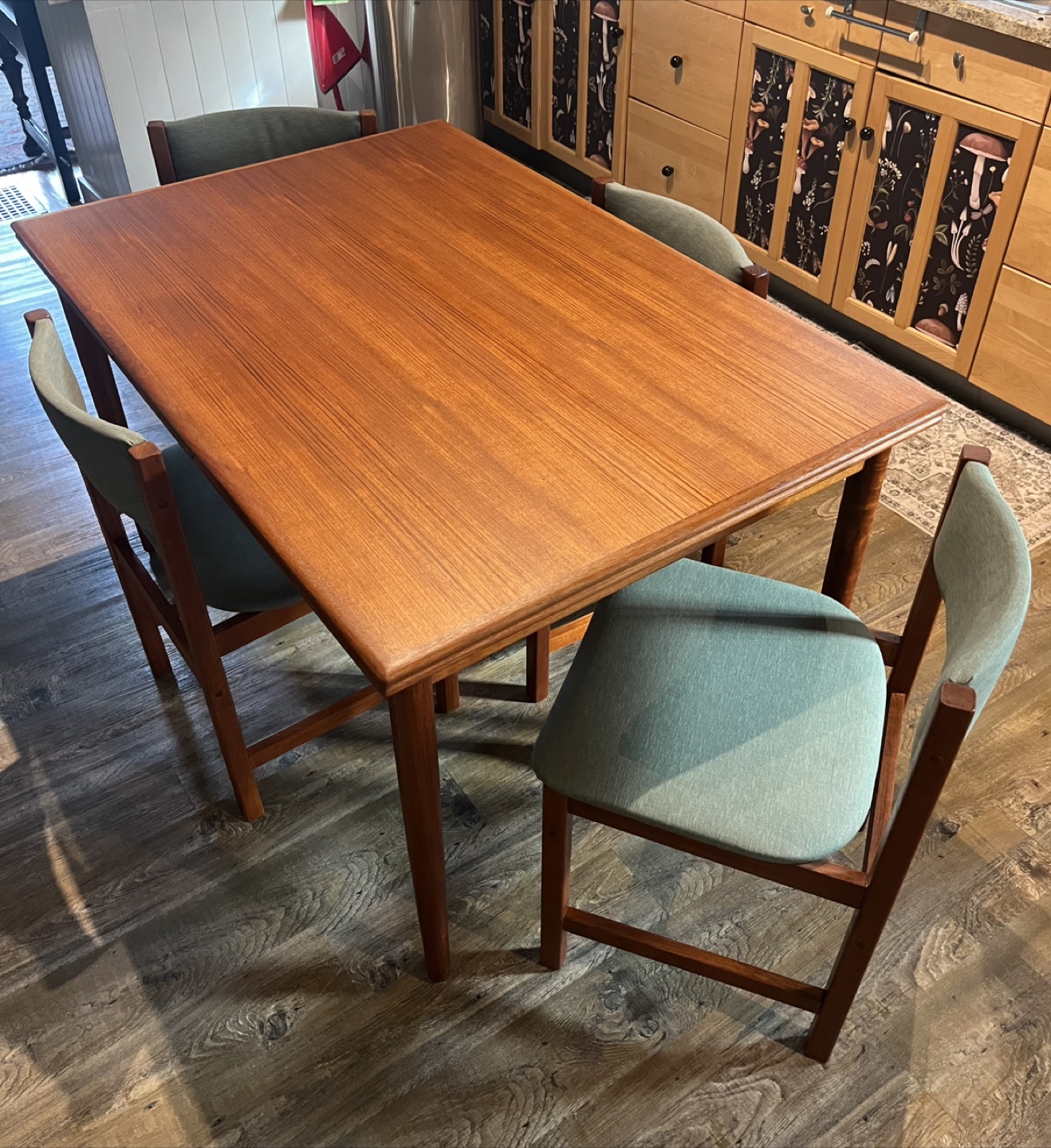 Restored BRDR FURBO Danish Teak dining set - photo 4