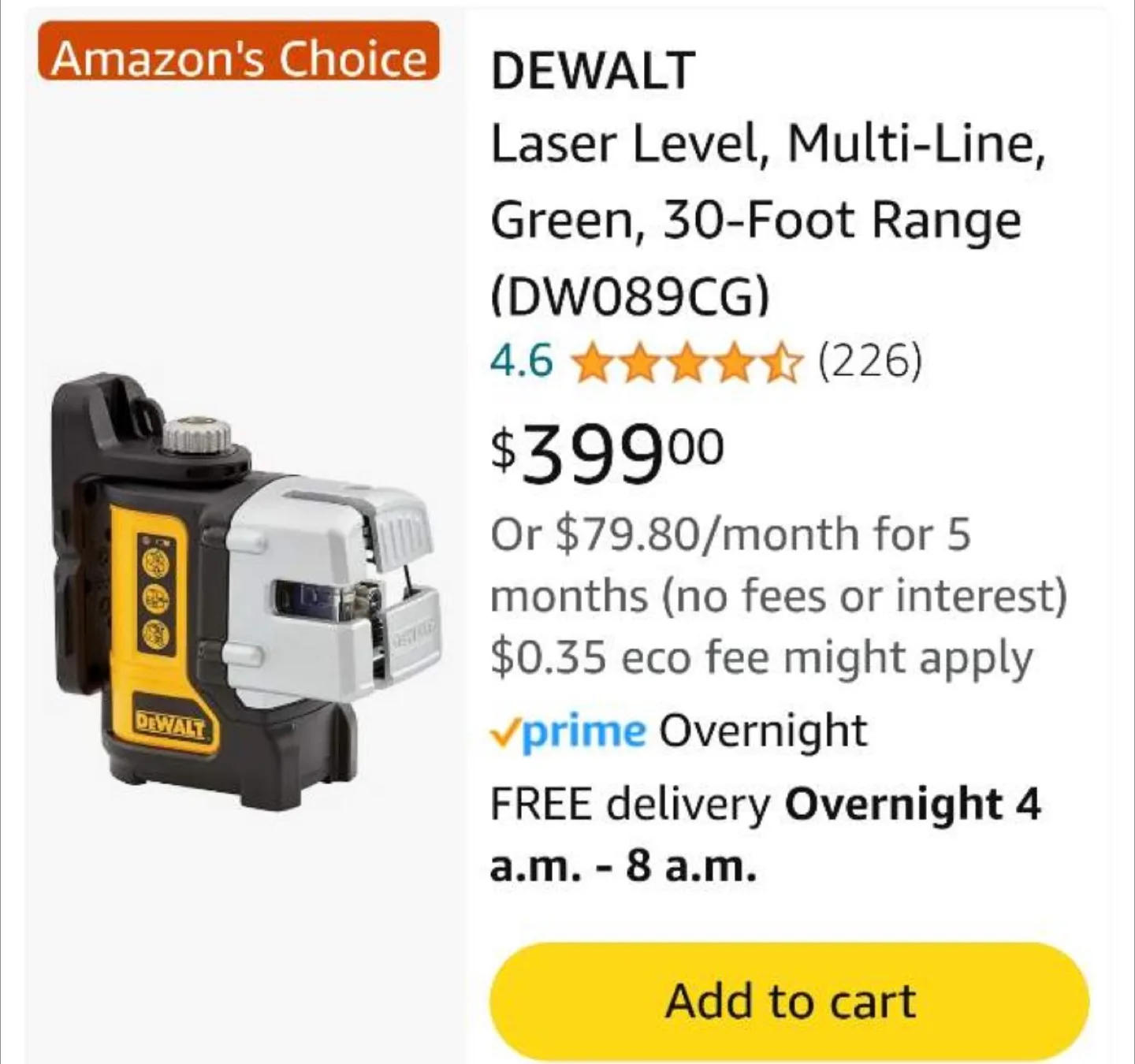 DeWalt DW089CG Green Laser Level image indicator(4)